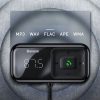 Bluetooth bezvadu FM raidītājs ar S-16 ārzemju izdevumu melnais lādētājs