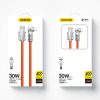 Spēcīgs leņķa kabelis iPhone USB -A - zibens 30w 1m 180 apelsīnu rotācija