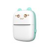 Mini Cat termiskais printeris etiķetēm Lejupielādējiet no Bluetooth Fun Print Blue Phone