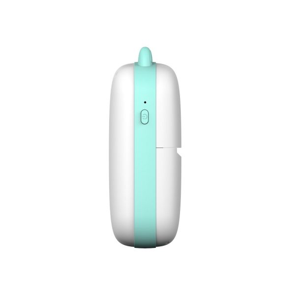 Mini Cat termiskais printeris etiķetēm Lejupielādējiet no Bluetooth Fun Print Blue Phone