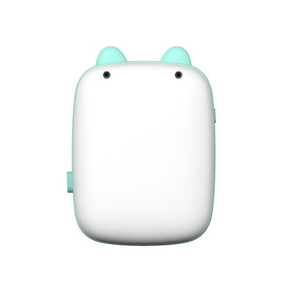 Mini Cat termiskais printeris etiķetēm Lejupielādējiet no Bluetooth Fun Print Blue Phone