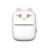 Mini Cat termiskais printeris etiķetēm Lejupielādējiet no Bluetooth Fun Print Pink Phone