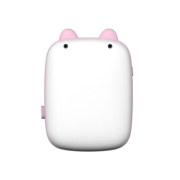 Mini Cat termiskais printeris etiķetēm Lejupielādējiet no Bluetooth Fun Print Pink Phone