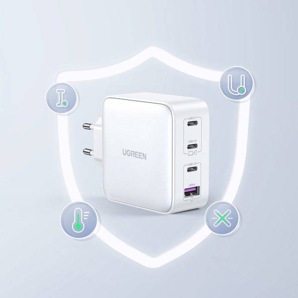Ātra GAN 3X USB-C USB 100W PPS PD Power Piegāde Biaga Charger
