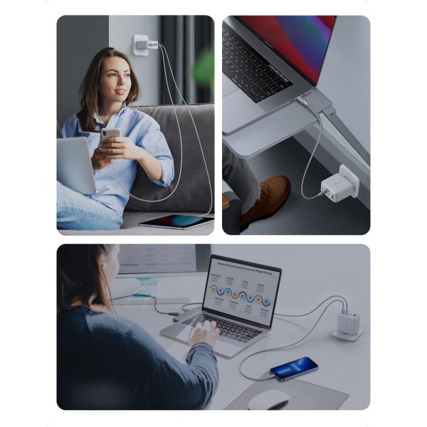 Ātra GAN 3X USB-C USB 100W PPS PD Power Piegāde Biaga Charger