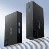 Pārslēdziet USB 3.0 divu slēdzi diviem melniem datoriem