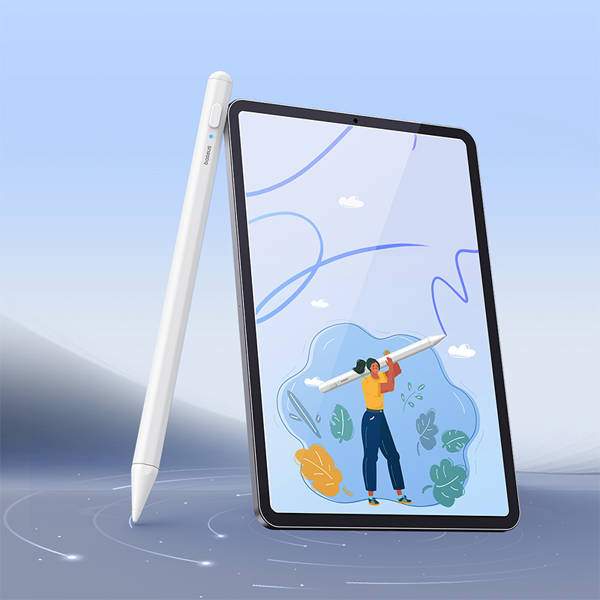 Stilus Stylus iPad gludai rakstīšanai 2 ar balta lādiņa indikatoru