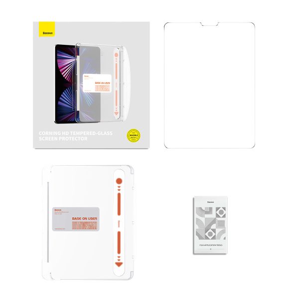 Aizsargāts rūdīts stikls iPad 10.2 '' 2019-2021 / iPad Air 3 10,5 '' komplektam