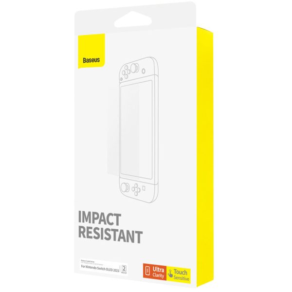 Ekrāna rūdīts stikls Nintendo slēdzim OLED 2021 Crystal Set 2 PC.
