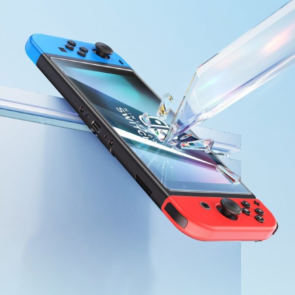 Ekrāna rūdīts stikls Nintendo slēdzim OLED 2021 Crystal Set 2 PC.