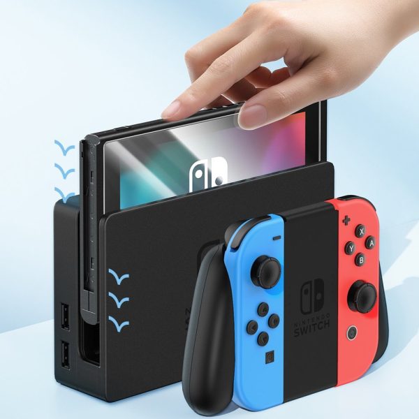 Ekrāna rūdīts stikls Nintendo slēdzim OLED 2021 Crystal Set 2 PC.