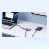 5in1 daudzfunkcionāls centrmezgls USB-C 3X USB-A HDMI 4K PD 100W pelēkais adapteris