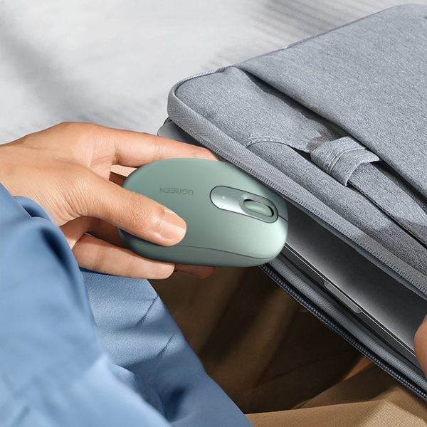 Bezvadu pele USB 2,4 GHz zaļajam datoram