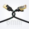 Patchcord STP RJ45 Cat 7 5M melns kabelis