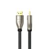 DisplayPort kabeļa izturīgs elastīgs dp112 dp1.4 8k 3m melns