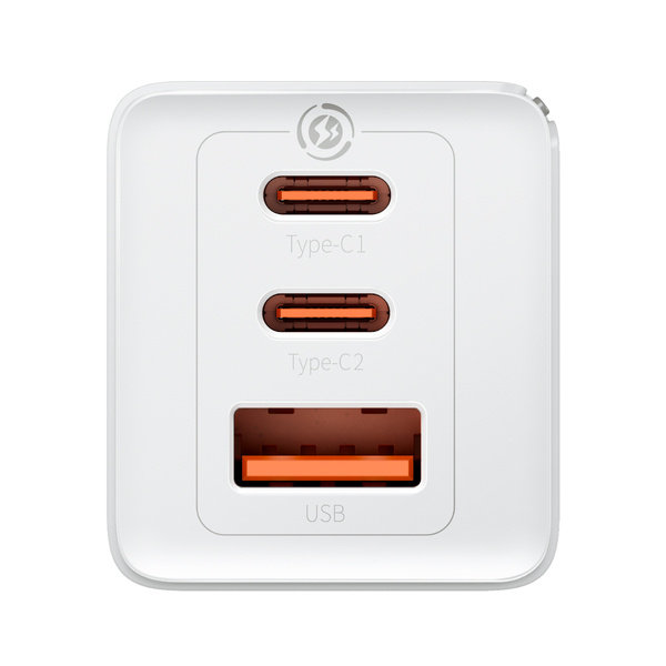 Ātrs GAN 2X USB-C 65W GAN lādētājs + USB-C USB-C kabelis