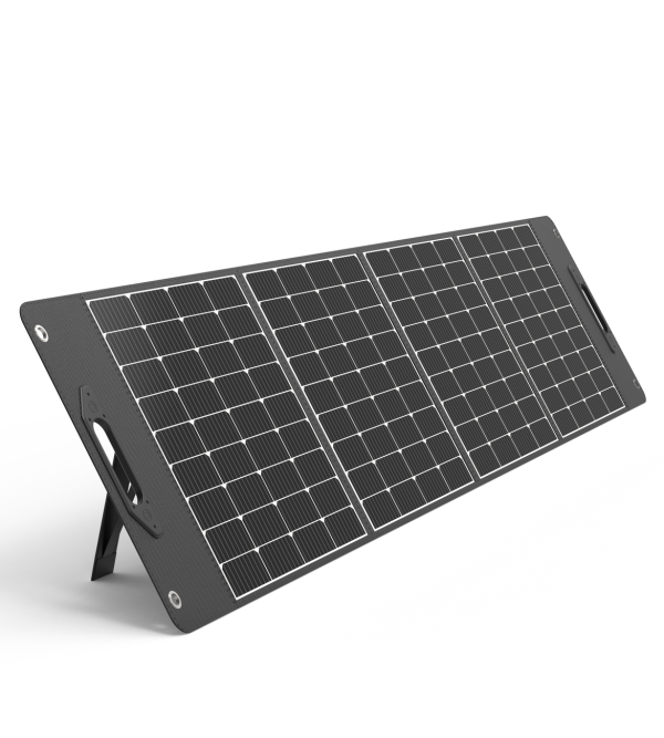 Saules kempinga kempings Saules saules panelis 400W melns