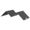 Saules kempinga kempings Saules saules panelis 400W melns