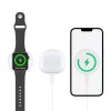 Iphone magsafe indukcijas lādētājs ar 15 w baltu rokturi