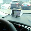 Universāls automašīnas rokturis silikona melnā tālruņa statīva