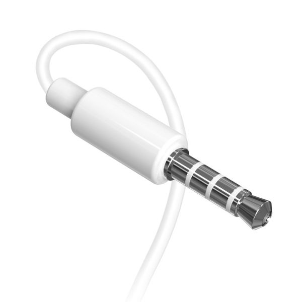 X10S austiņu komplekts vadu mini domkrata austiņas 3,5 mm balti
