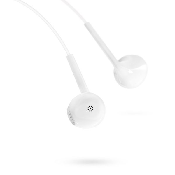 X10S austiņu komplekts vadu mini domkrata austiņas 3,5 mm balti