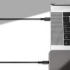 Kabelis USB-C Kabelis Ātra uzlāde Power Piegāde PD QC 100W 5A 1M Black