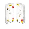 Wire austiņās ar 3,5 mm baltu minijack savienotāju