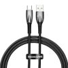 Izturīgs elastīgs USB-ĀTRS LARA CABLE-USB-C 100W 1M Black