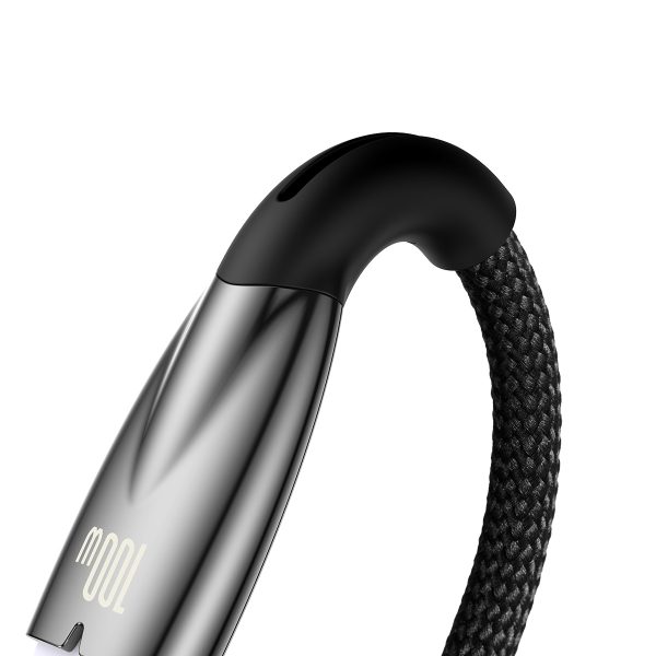 Izturīgs elastīgs USB-ĀTRS LARA CABLE-USB-C 100W 1M Black