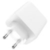 Ātrs GAN 2X USB-C GAN Charger PD QC4+ 65W balts lādētājs