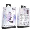 GAN 65W tīkla lādētājs 3 porti 1X USB 2X USB-C PURPLE