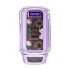 GAN 65W tīkla lādētājs 3 porti 1X USB 2X USB-C PURPLE