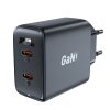 Ātrs GAN 35W PD 2X USB-C GAN lādētājs