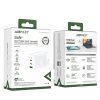 Tīkla lādētāja angļu spraudnis GAN 65W 1X USB 2X USB-C PD White