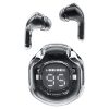 Bezvadu austiņas ar T8 Bluetooth TWS melnu korpusu