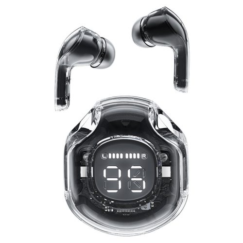 Bezvadu austiņas ar T8 Bluetooth TWS melnu korpusu
