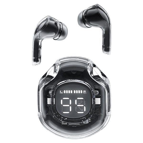 Bezvadu austiņas ar T8 Bluetooth TWS melnu korpusu