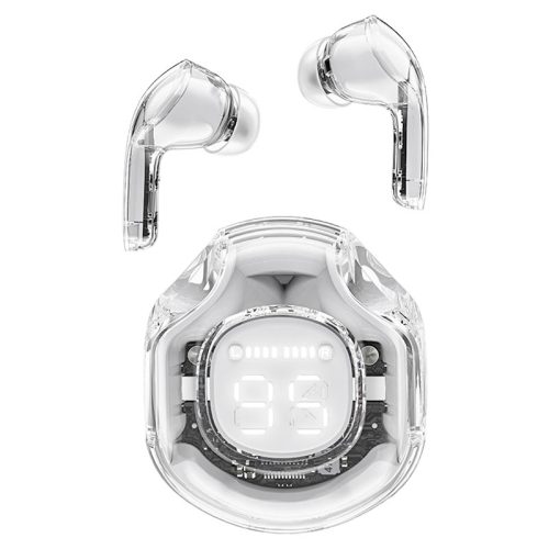 Bezvadu austiņas ar T8 Bluetooth TWS balto korpusu
