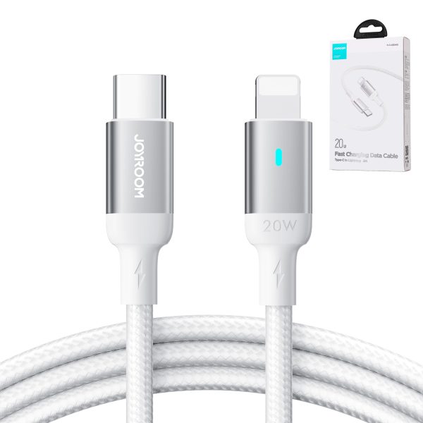 Izturīga iPhone A10 sērija USB -C pinumā - Lightning 20W 2m White White