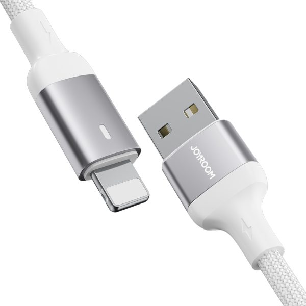 Kabelis Kabelis iPhone A10 sērijai USB - zibens 2,4A 1,2 m balts