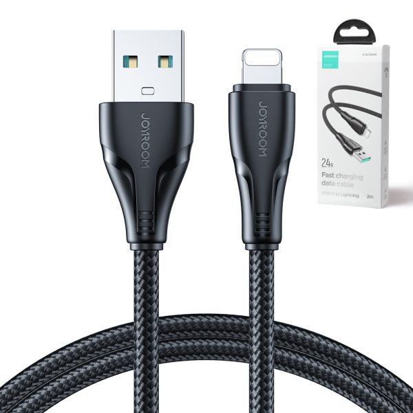 Kabelis Kabelis iPhone pārspēj sērijas USB - Lightning 2,4A 2m Black