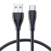 Kabelis pārspēj sērijas USB - USB -C ātrai uzlādēšanai 3A 1