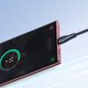 Kabelis pārspēj sērijas USB - USB -C ātrai uzlādēšanai 3A 1,2 m melnā krāsā