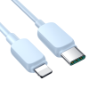 Kabelis Kabelis iPhone USB -C - zibens 20W 1,2 m zilā krāsā