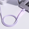 USB-C kabeļa kabelis-USB-C 100W 1,2m purpursarkanā krāsā