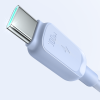 USB-C kabeļa kabeļa-USB-C 100W 1,2m zilā krāsā