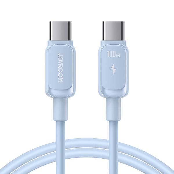 USB-C kabeļa kabeļa-USB-C 100W 1,2m zilā krāsā