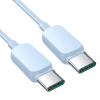 USB-C kabeļa kabeļa-USB-C 100W 1,2m zilā krāsā