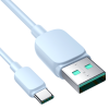 USB-A Cable-USB-C 3A 1,2m zils